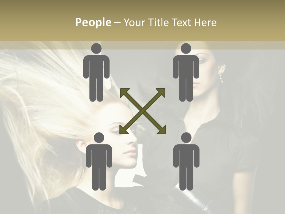 Color Stylist Equipment PowerPoint Template