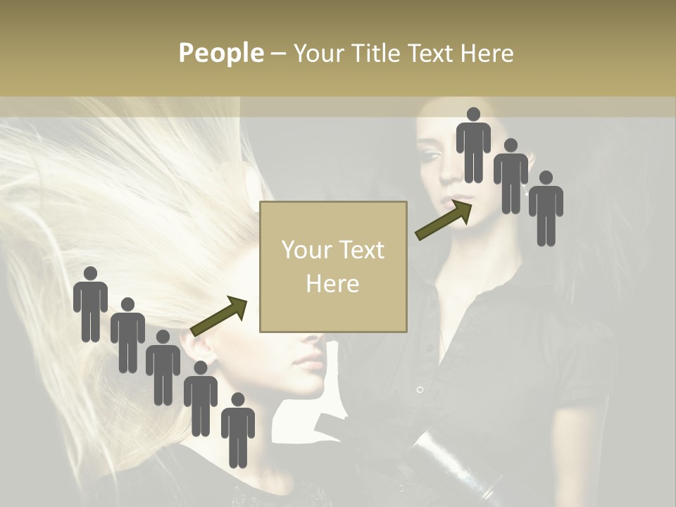 Color Stylist Equipment PowerPoint Template