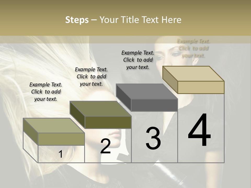 Color Stylist Equipment PowerPoint Template