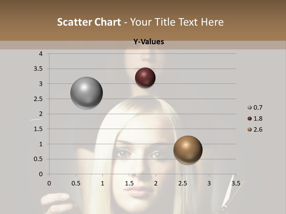 Portrait Close Up Female PowerPoint Template