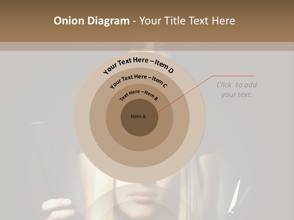 Portrait Close Up Female PowerPoint Template