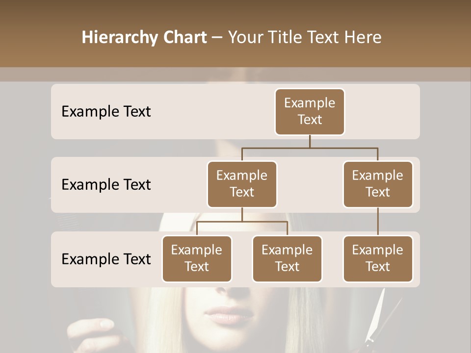 Portrait Close Up Female PowerPoint Template
