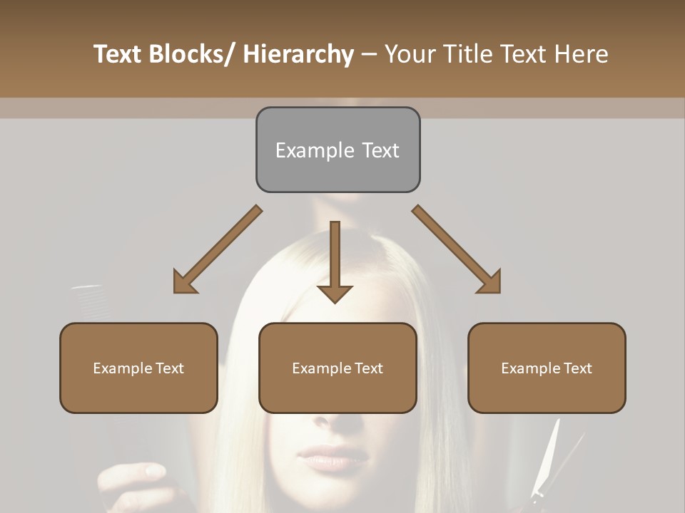 Portrait Close Up Female PowerPoint Template