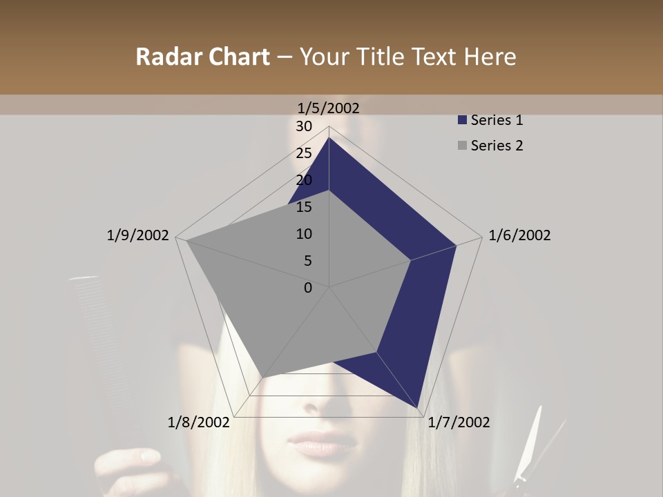 Portrait Close Up Female PowerPoint Template