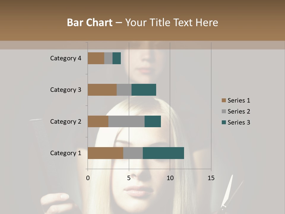 Portrait Close Up Female PowerPoint Template