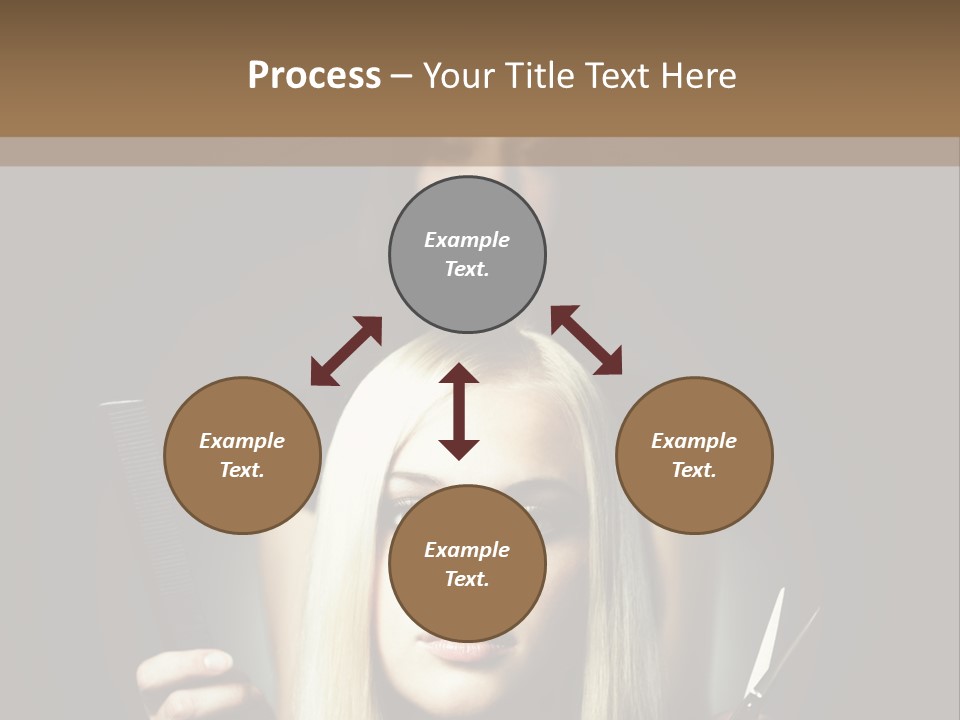 Portrait Close Up Female PowerPoint Template