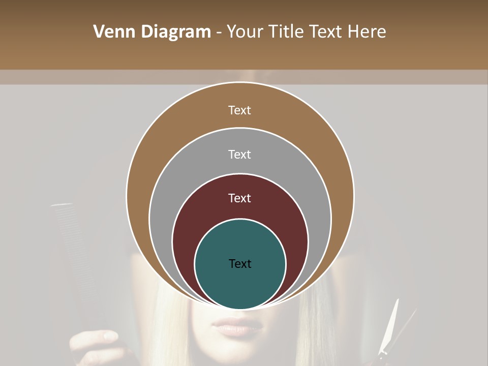 Portrait Close Up Female PowerPoint Template