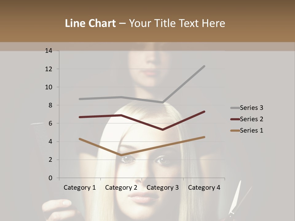 Portrait Close Up Female PowerPoint Template