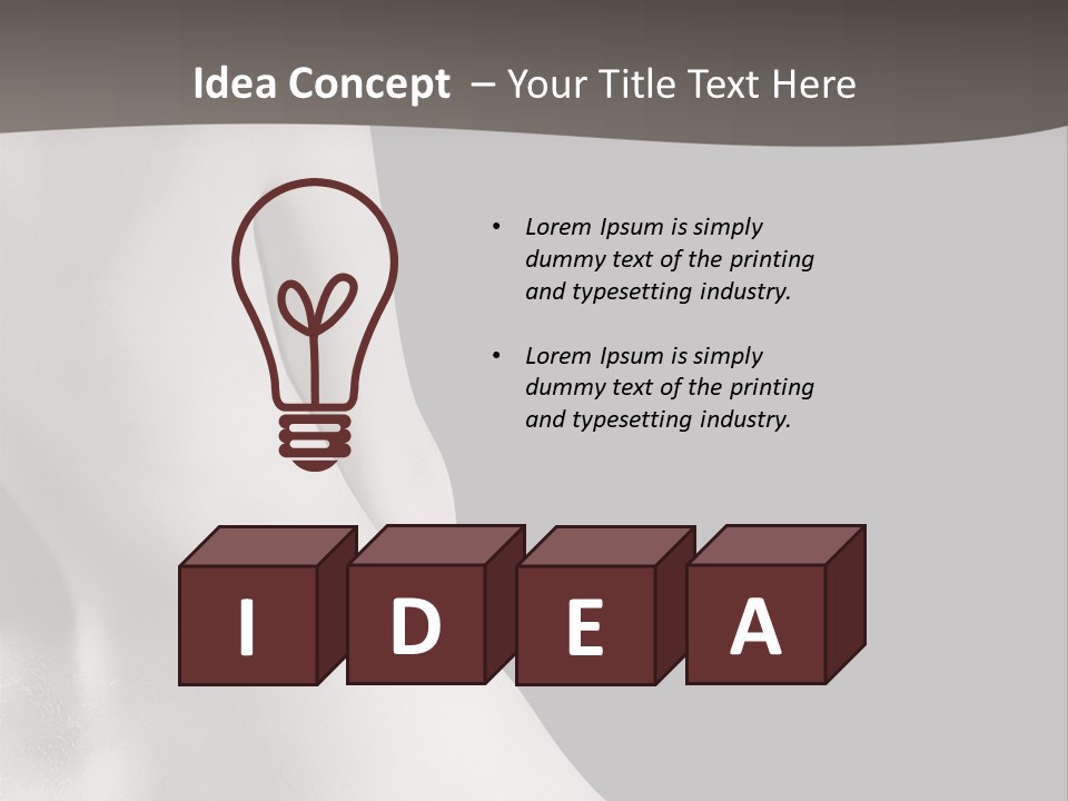 Erotica Care Beautiful PowerPoint Template