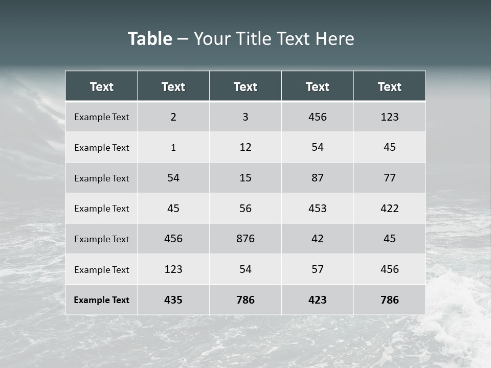 Scenic Attack Dangerous PowerPoint Template
