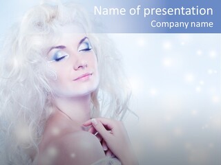 Winter Snowstorm Young PowerPoint Template