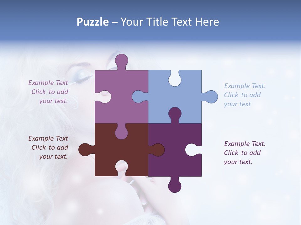 Winter Snowstorm Young PowerPoint Template