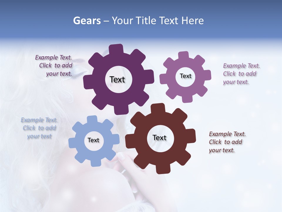 Winter Snowstorm Young PowerPoint Template