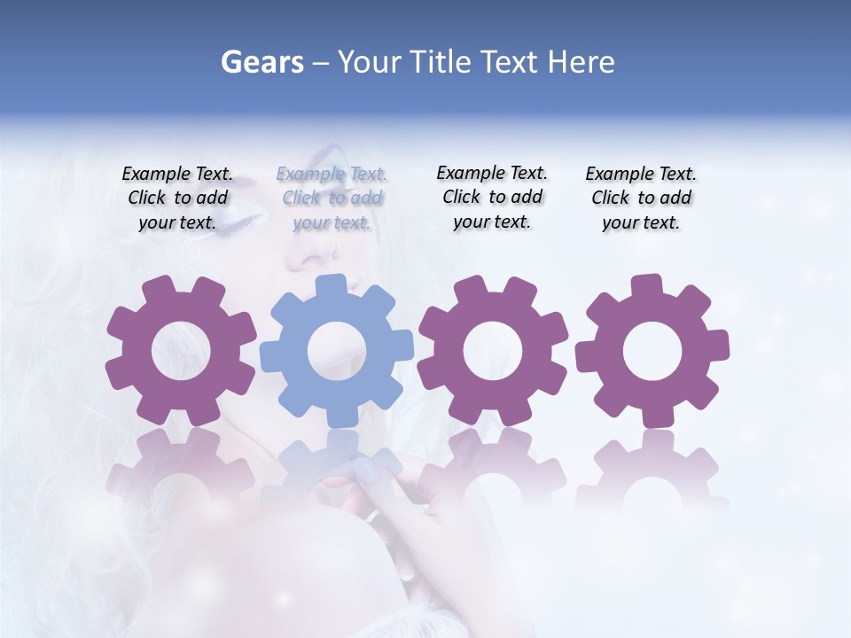 Winter Snowstorm Young PowerPoint Template