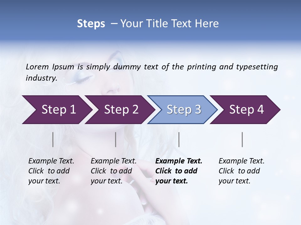 Winter Snowstorm Young PowerPoint Template