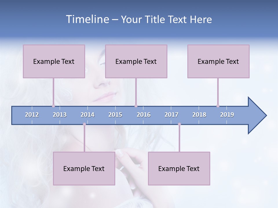Winter Snowstorm Young PowerPoint Template