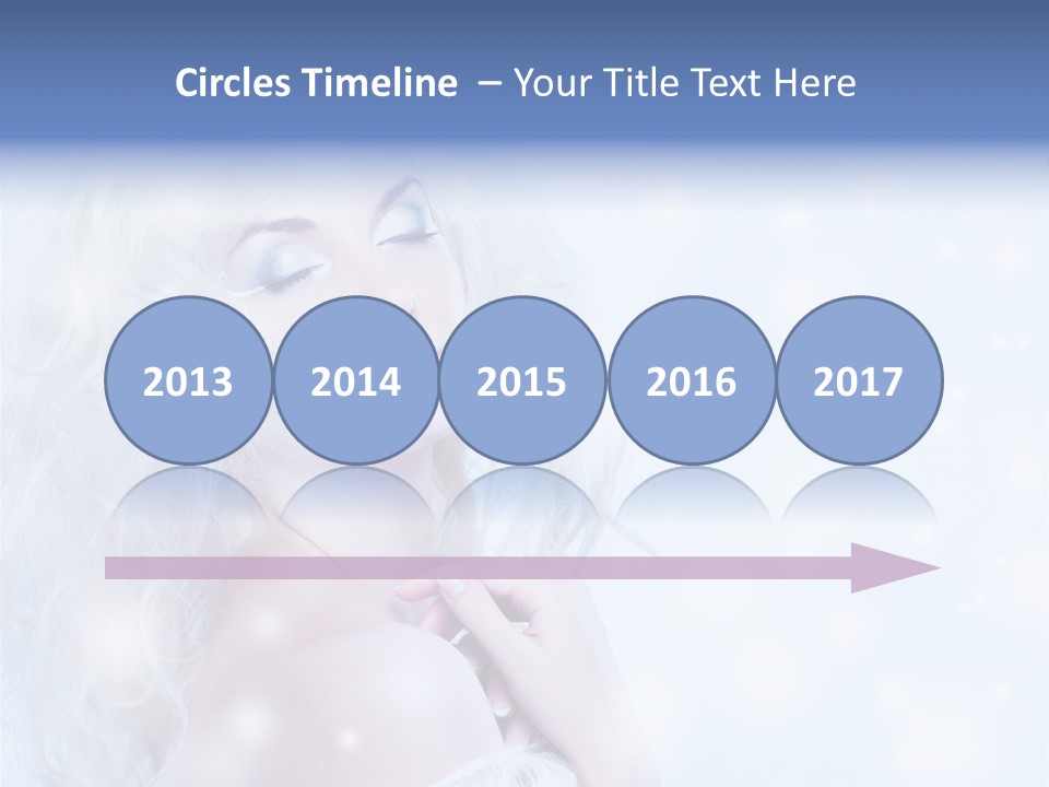 Winter Snowstorm Young PowerPoint Template