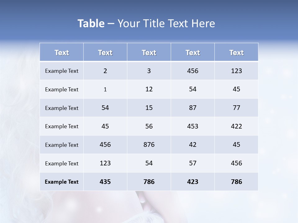 Winter Snowstorm Young PowerPoint Template