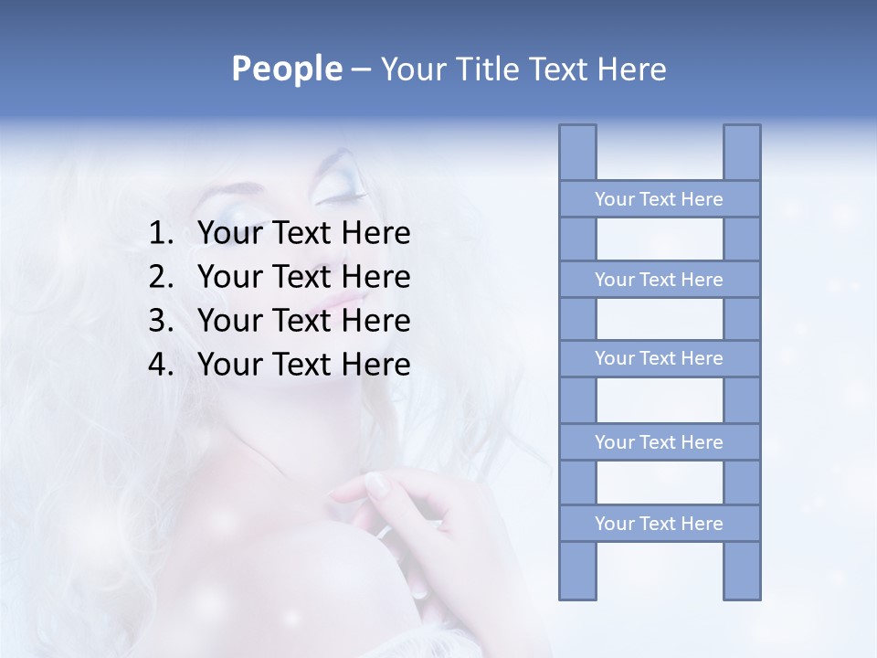 Winter Snowstorm Young PowerPoint Template