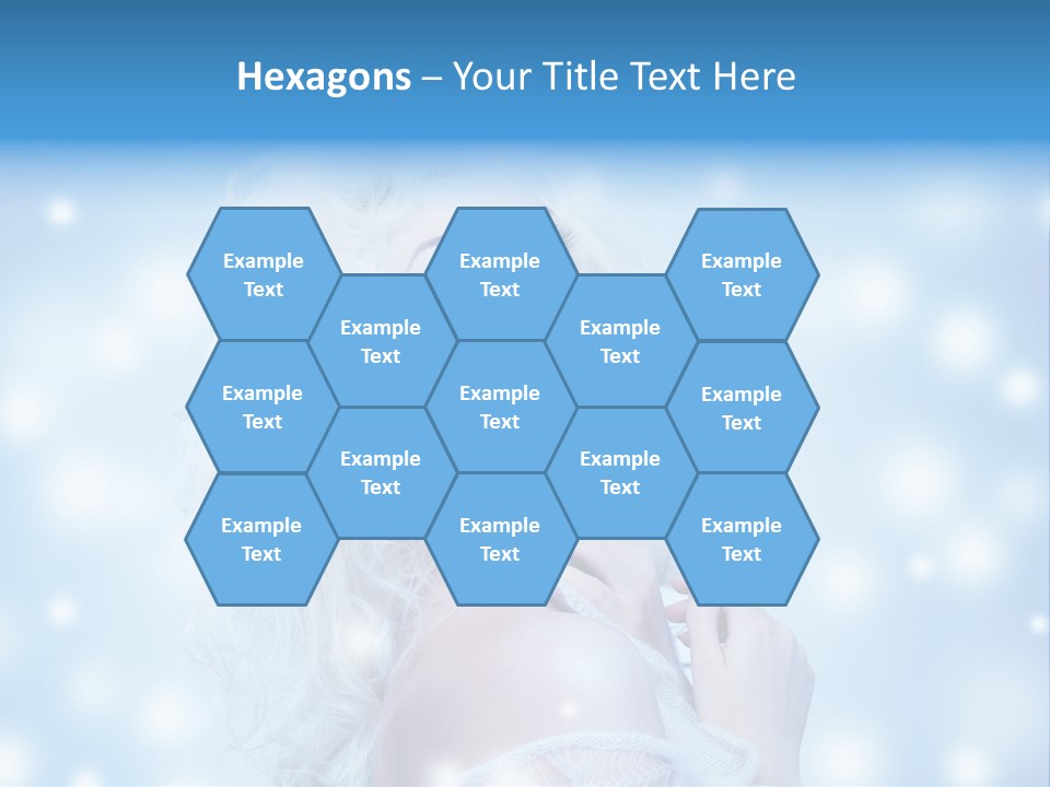 Caucasian Woman Stylish PowerPoint Template