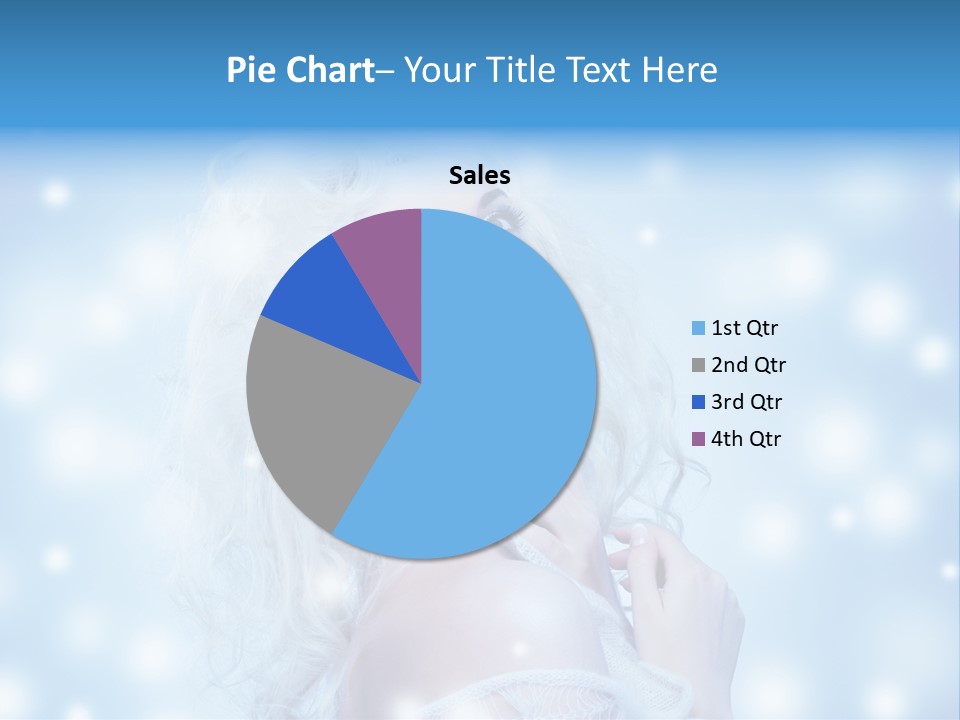 Caucasian Woman Stylish PowerPoint Template