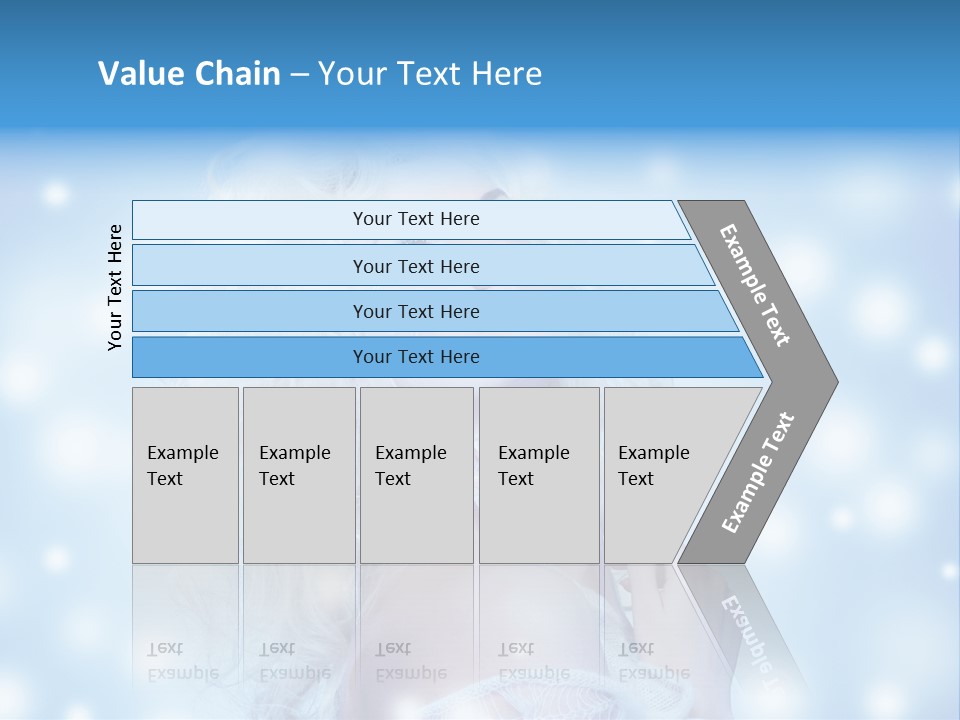 Caucasian Woman Stylish PowerPoint Template