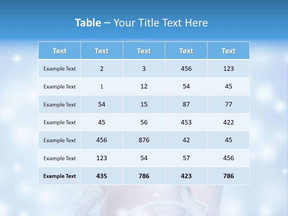 Caucasian Woman Stylish PowerPoint Template