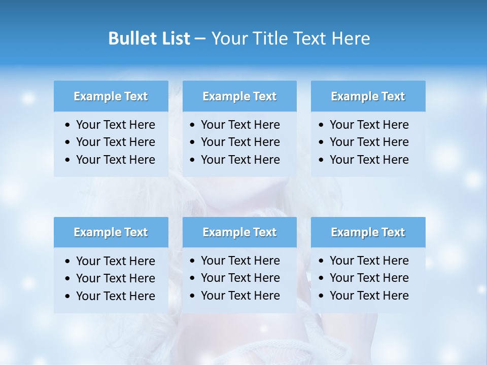 Caucasian Woman Stylish PowerPoint Template