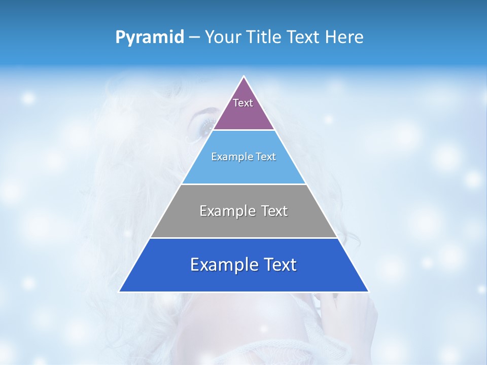 Caucasian Woman Stylish PowerPoint Template