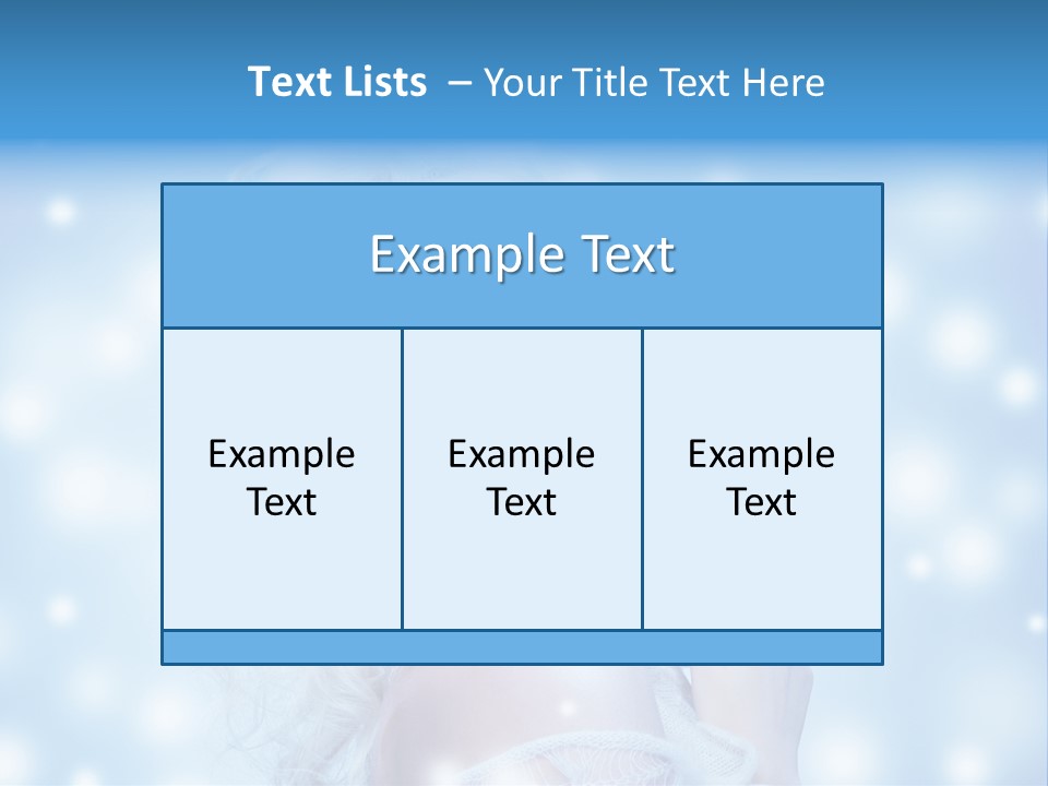 Caucasian Woman Stylish PowerPoint Template