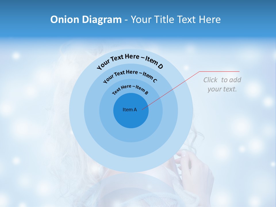 Caucasian Woman Stylish PowerPoint Template