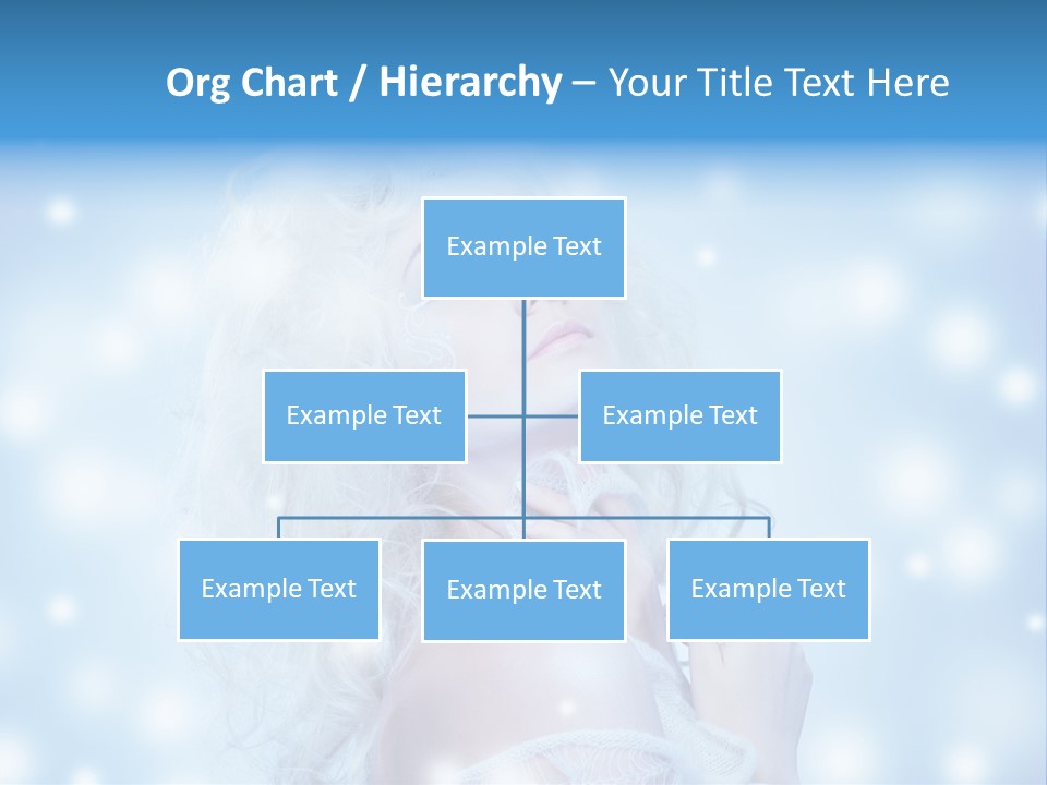 Caucasian Woman Stylish PowerPoint Template