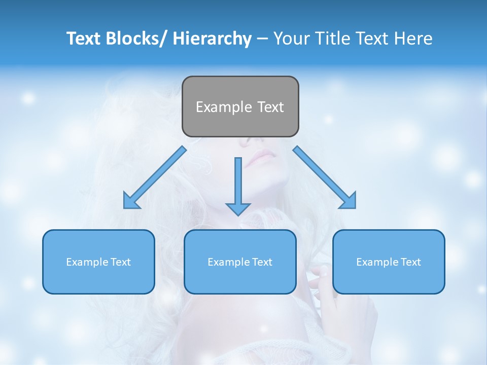 Caucasian Woman Stylish PowerPoint Template