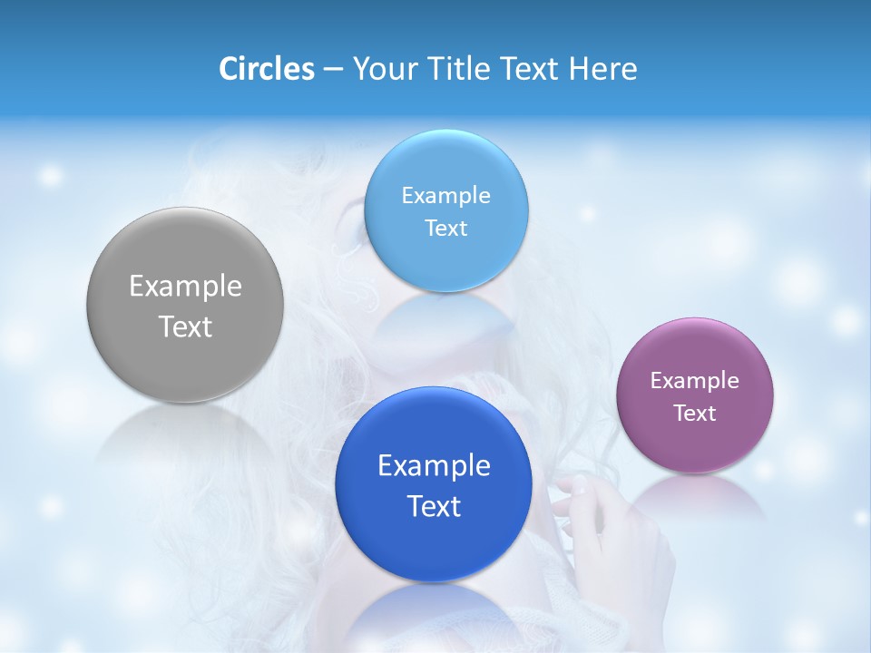 Caucasian Woman Stylish PowerPoint Template