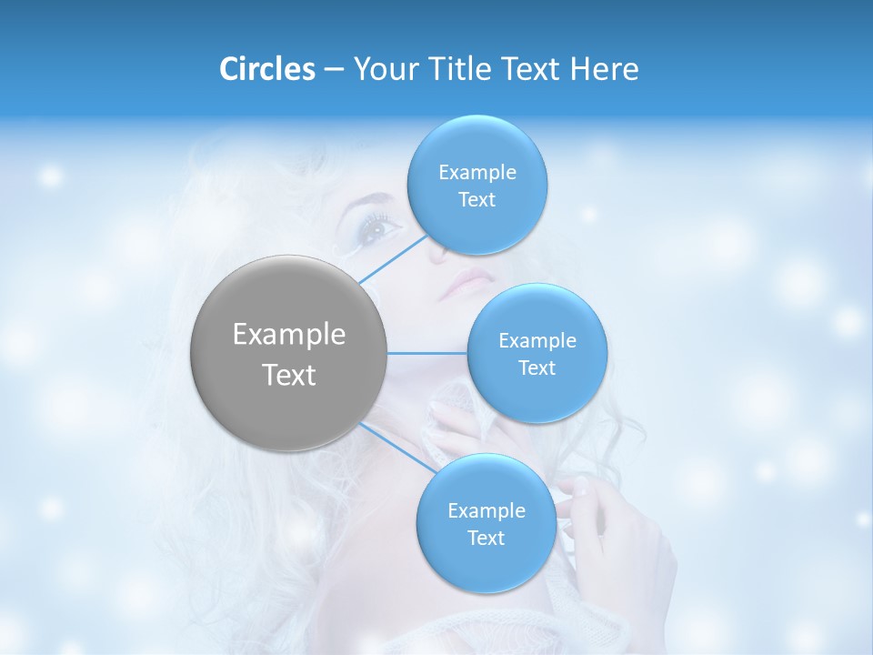 Caucasian Woman Stylish PowerPoint Template