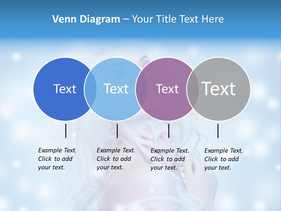 Caucasian Woman Stylish PowerPoint Template