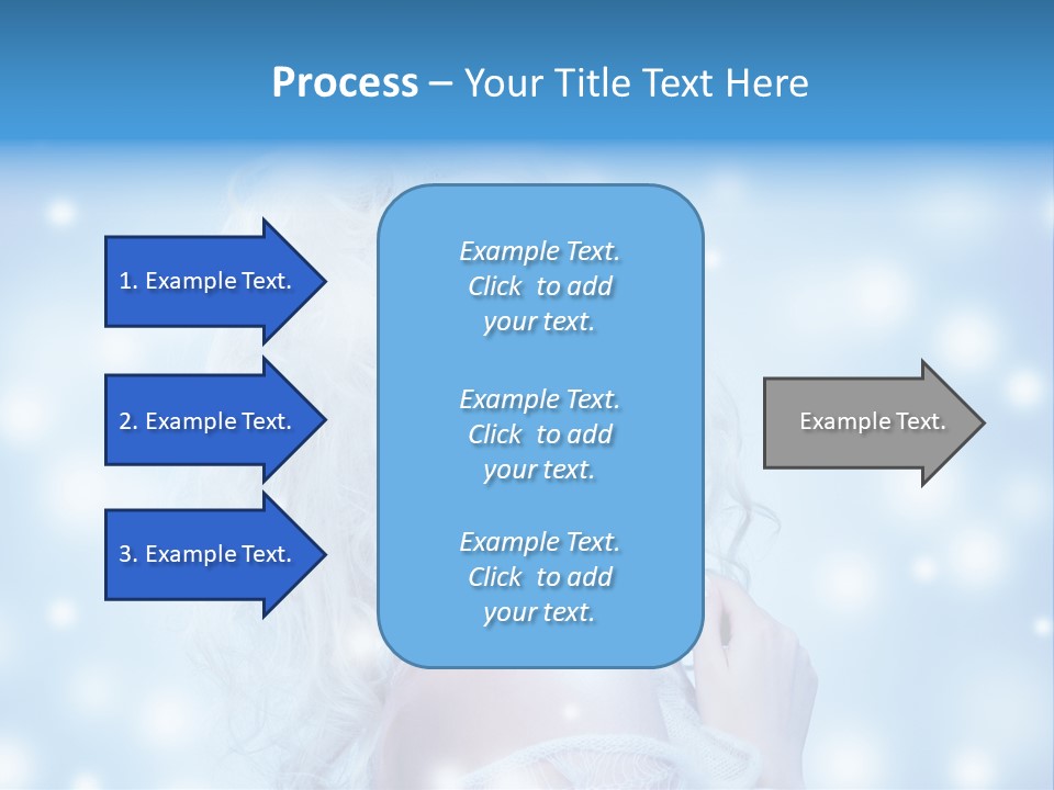 Caucasian Woman Stylish PowerPoint Template
