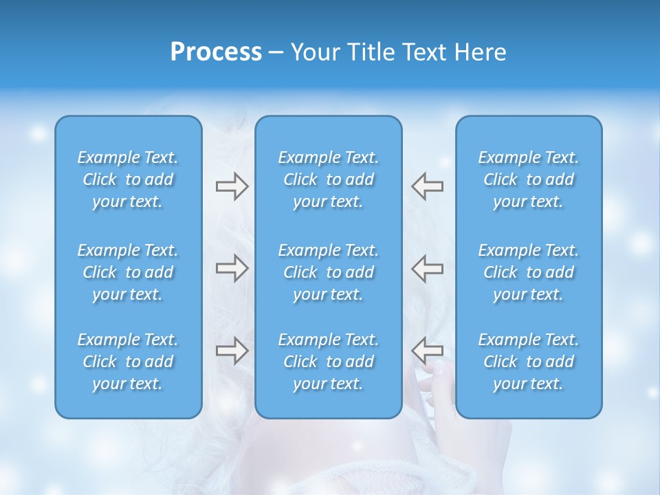 Caucasian Woman Stylish PowerPoint Template