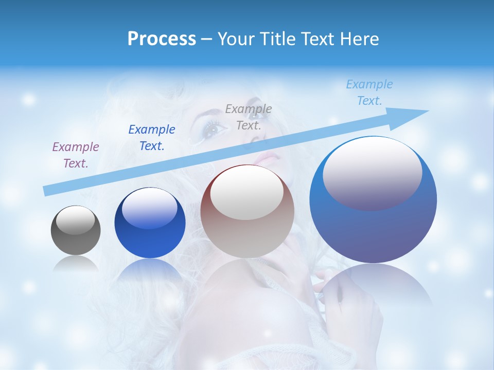 Caucasian Woman Stylish PowerPoint Template