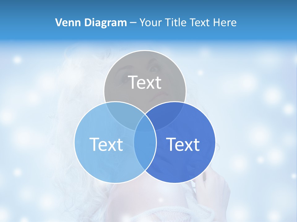 Caucasian Woman Stylish PowerPoint Template