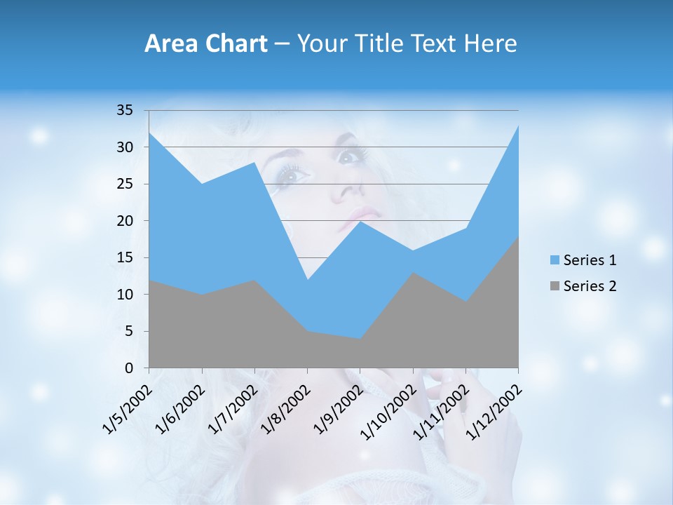 Caucasian Woman Stylish PowerPoint Template