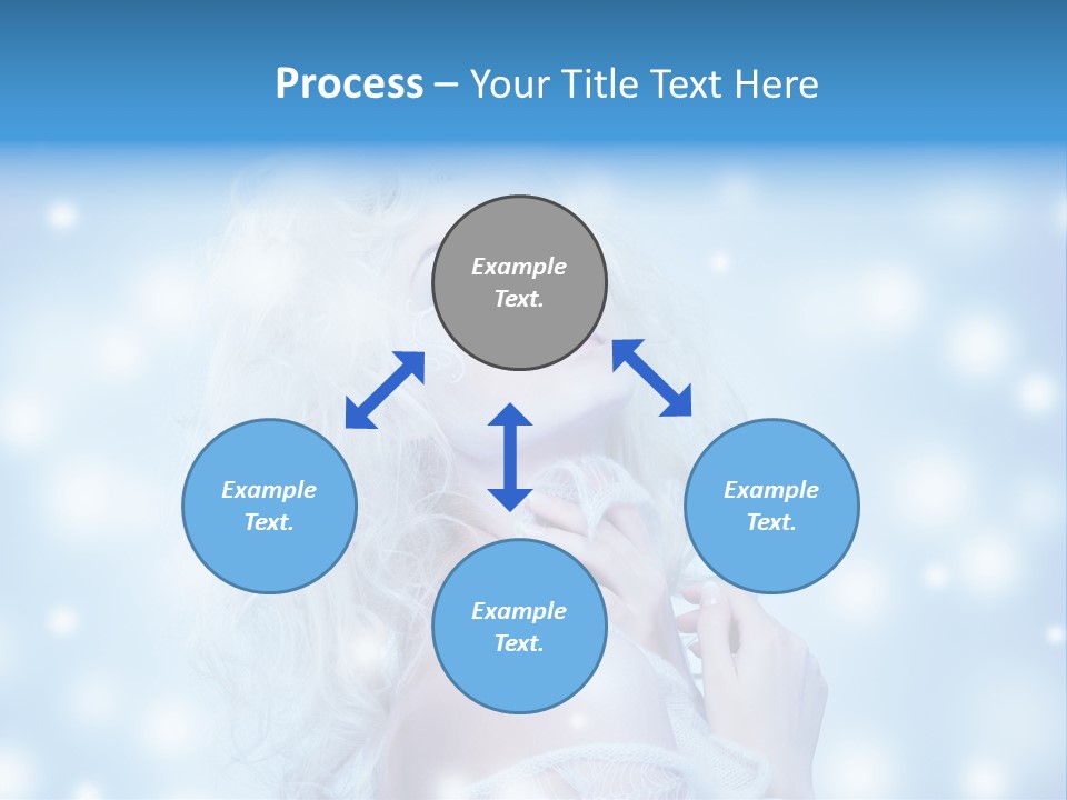 Caucasian Woman Stylish PowerPoint Template