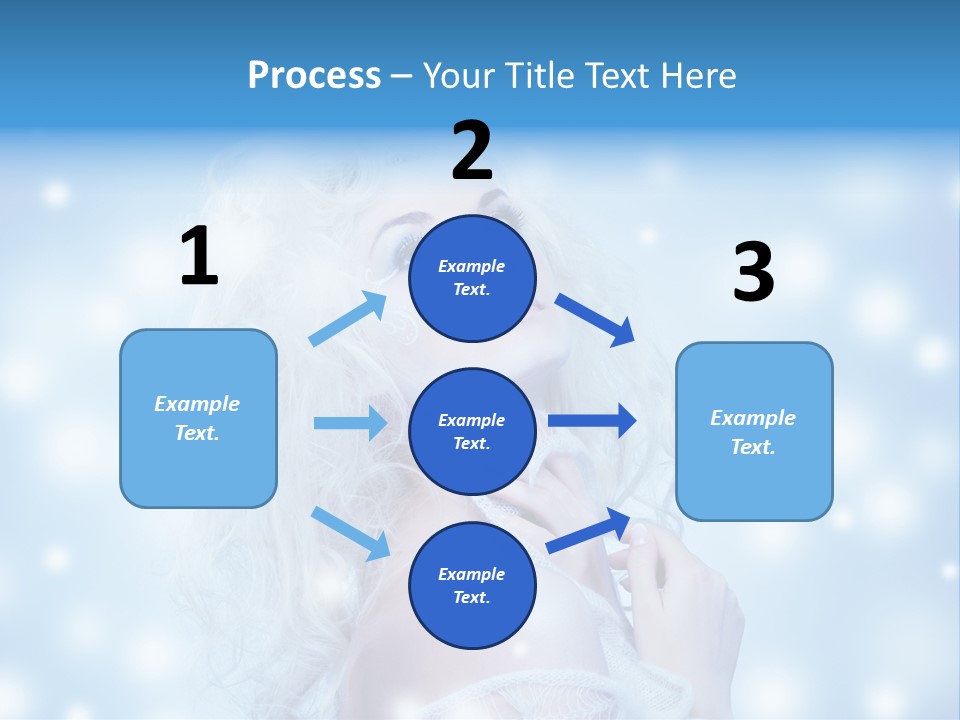 Caucasian Woman Stylish PowerPoint Template