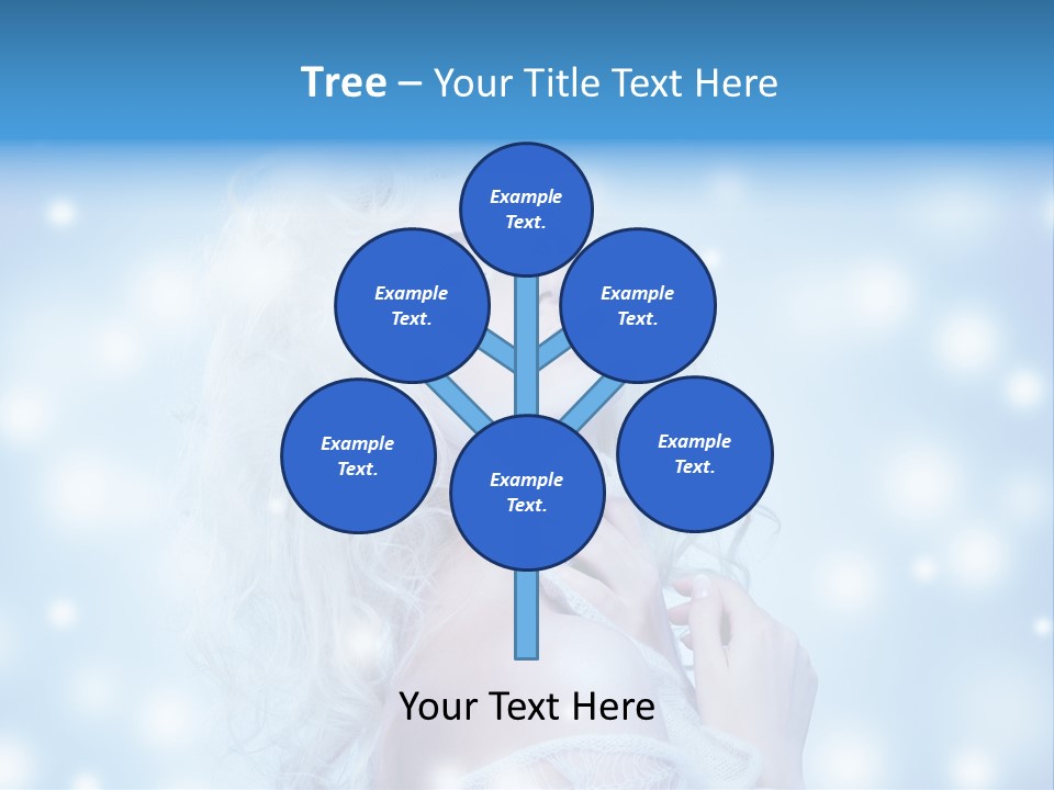 Caucasian Woman Stylish PowerPoint Template