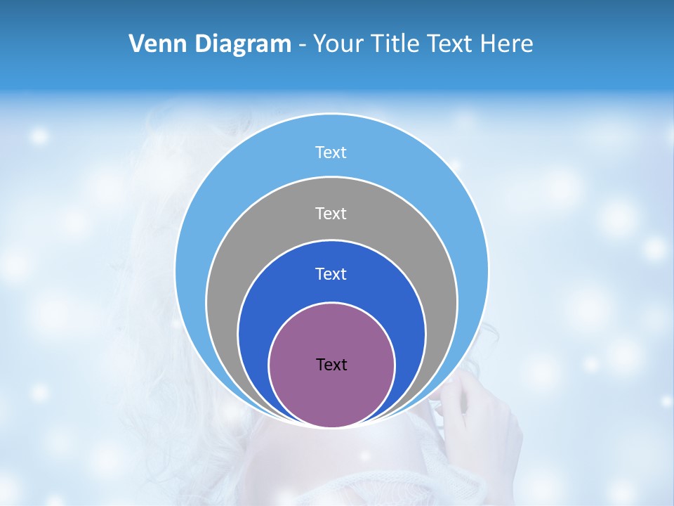 Caucasian Woman Stylish PowerPoint Template