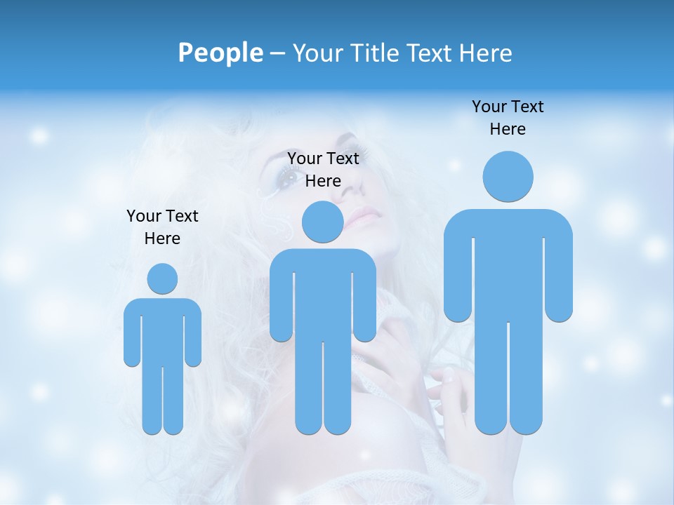 Caucasian Woman Stylish PowerPoint Template