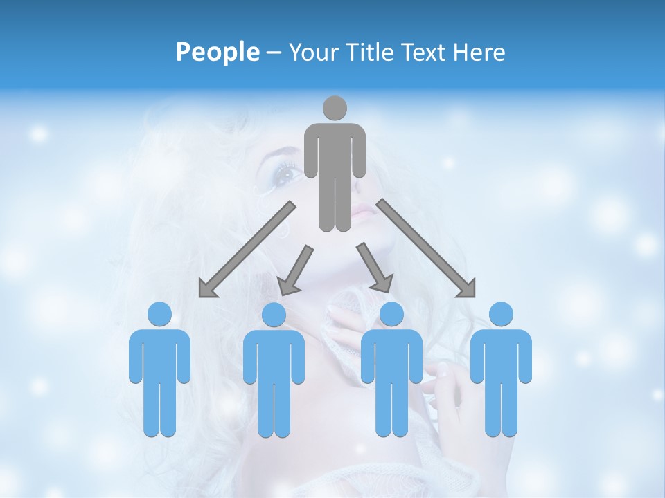 Caucasian Woman Stylish PowerPoint Template