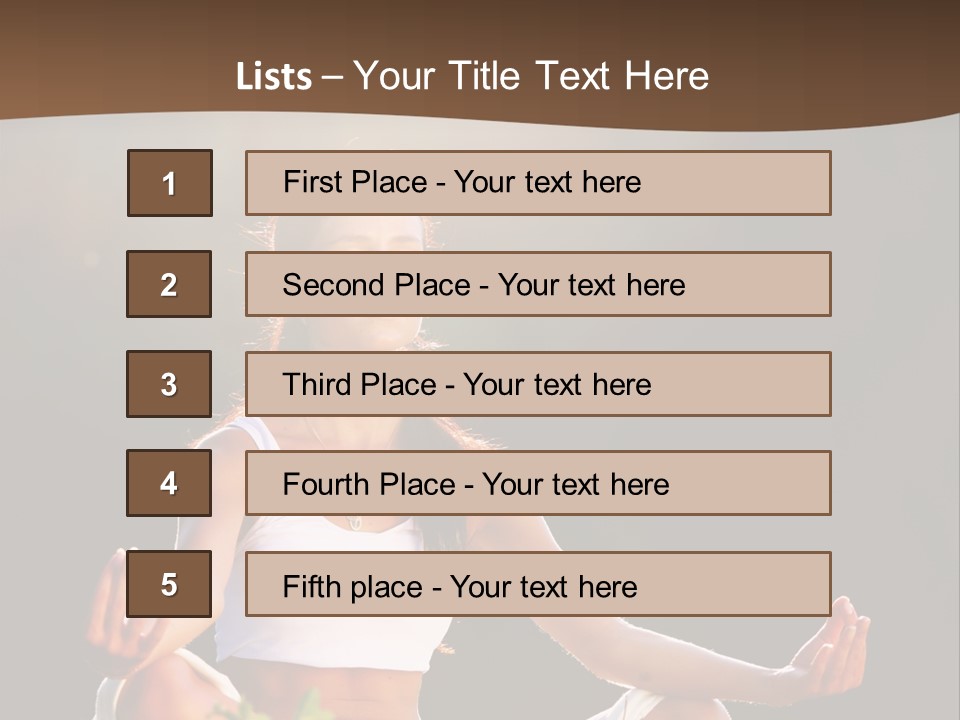 Lifestyle Beauty Healthy PowerPoint Template