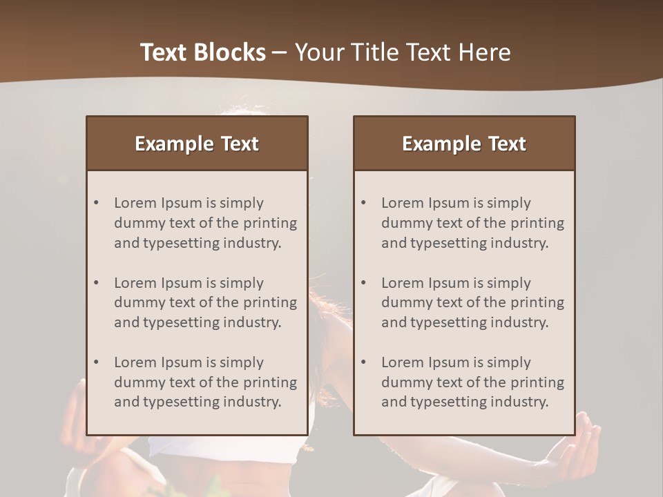 Lifestyle Beauty Healthy PowerPoint Template