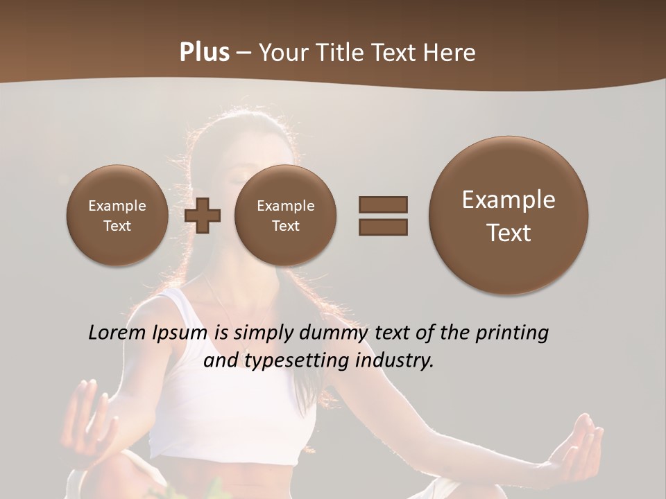 Lifestyle Beauty Healthy PowerPoint Template